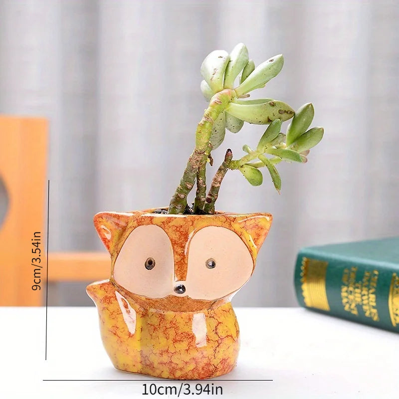 Mini Fox Shaped Pot