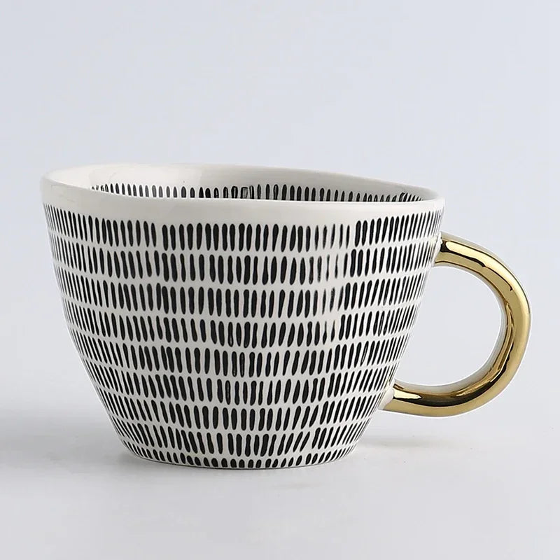 American style mug irregular geometry 100 or 330 ml