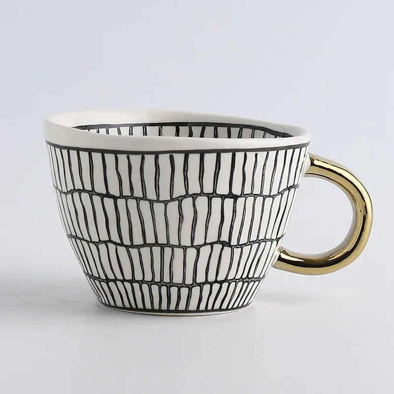 American style mug irregular geometry 100 or 330 ml