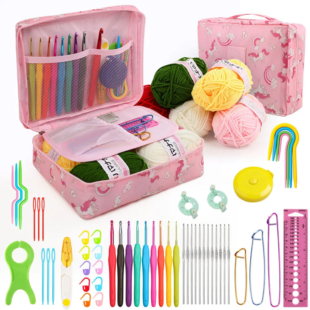 59 Piece Crochet Tool Set in Storage