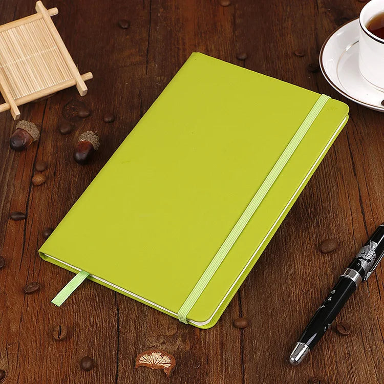 Notebook with elastic band