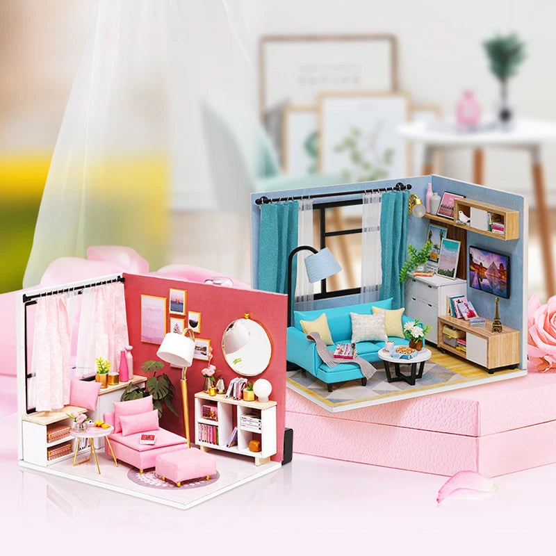 Maquettes DIY Maison de poupée Pièce Salon