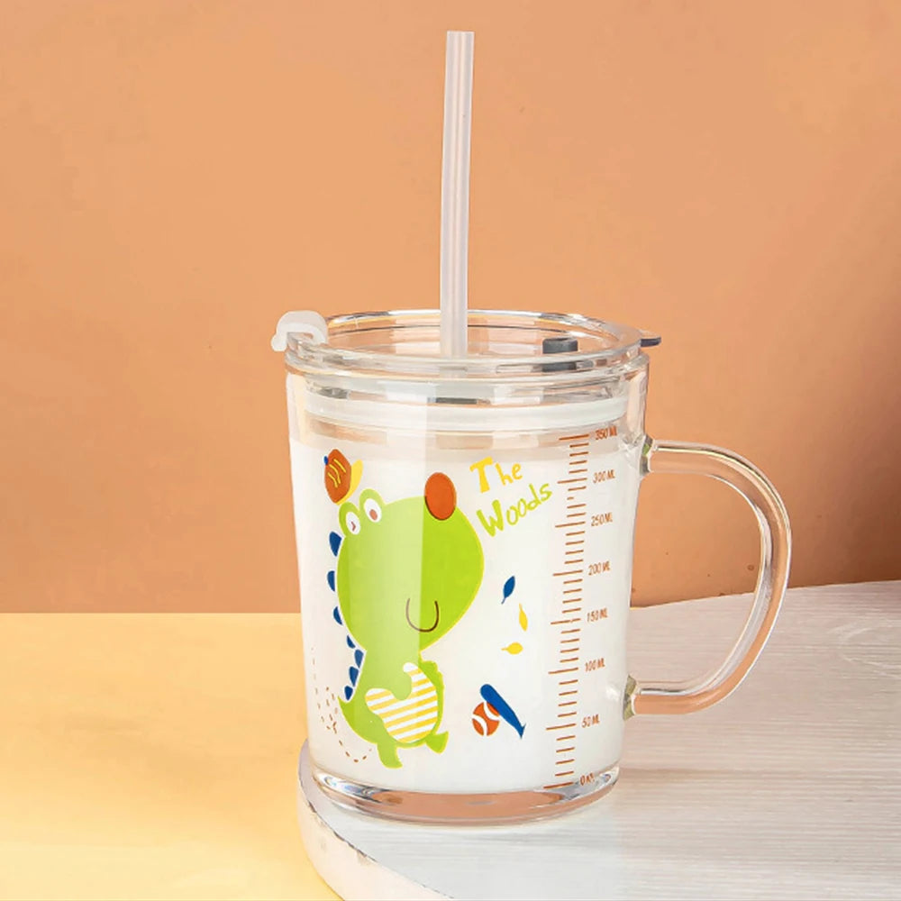 Tasse avec couvercle et paille de 350ml pour enfant