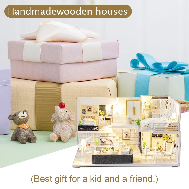 DIY Maquettes en  bois à assembler - maison de poupée _ Plusieurs modèles disponibles