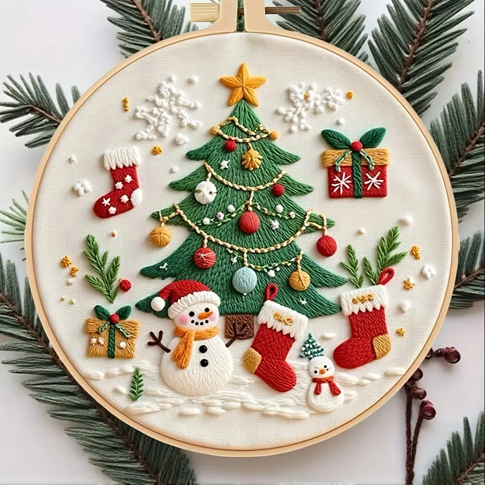 Ensemble de broderie série de noël