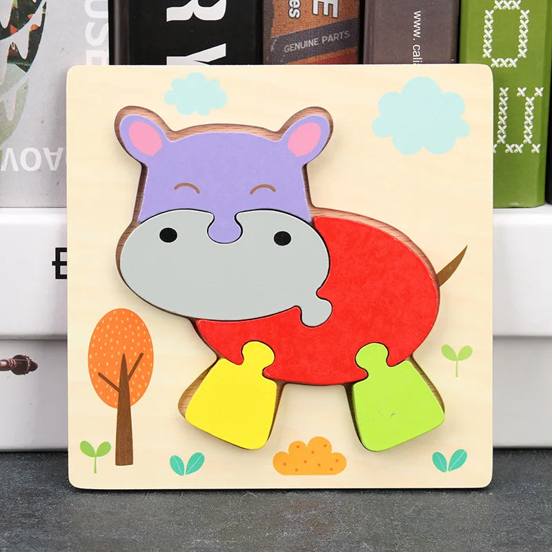 Puzzles pour bébé en bois apprentissage