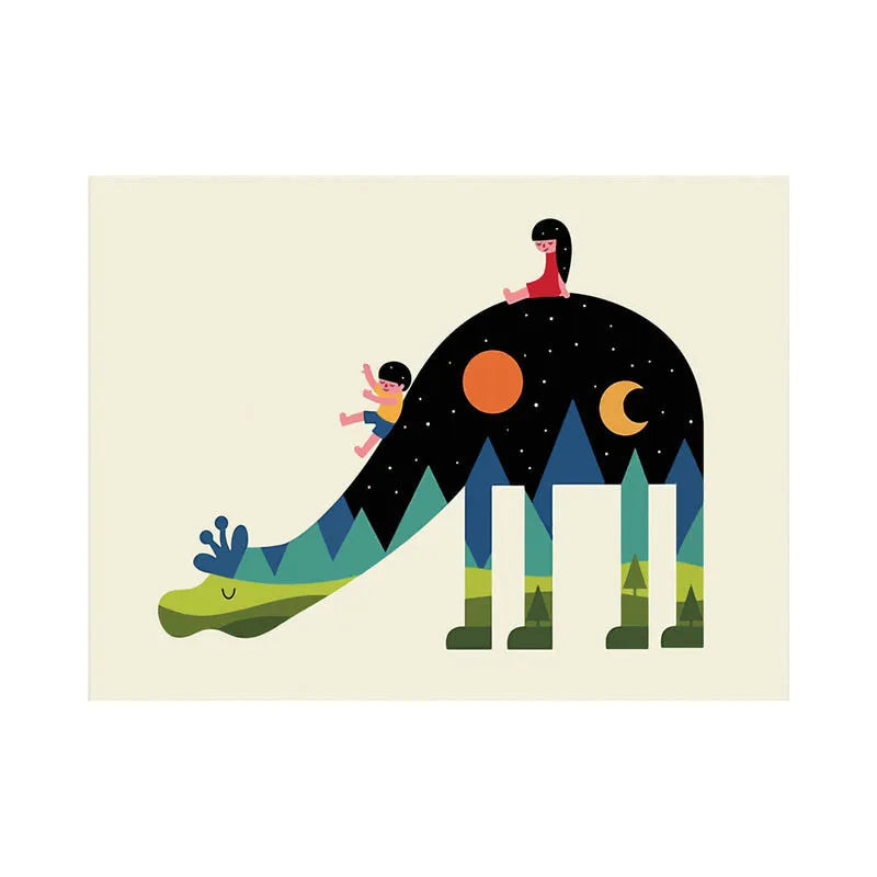 Pintar por números para niños Zorro Dinosaurio Tigre Elefante