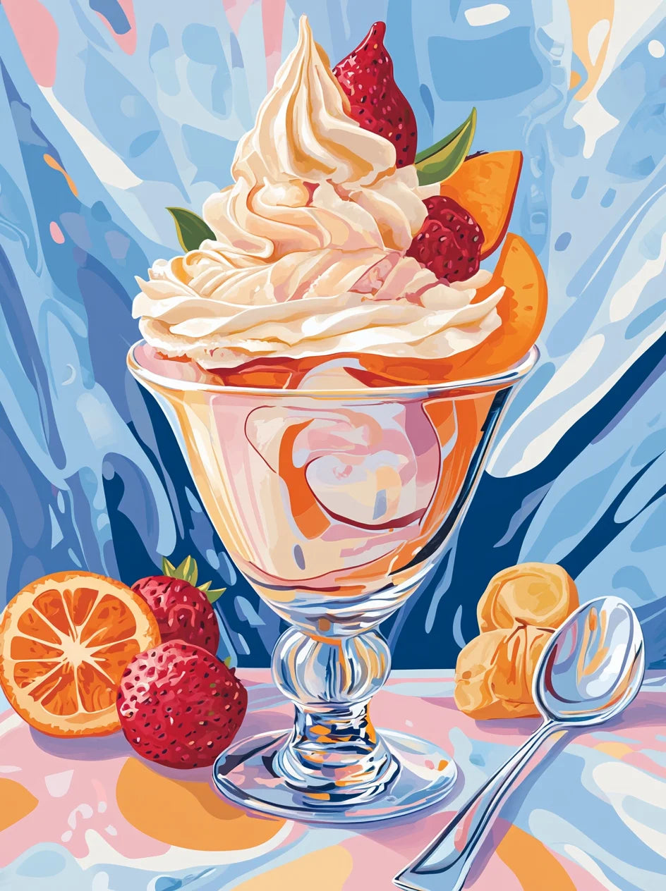 Pintar por números: Pequeños momentos dulces
