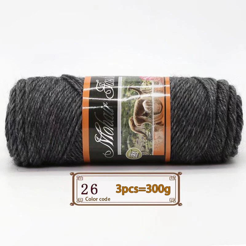 300gr de lana mohair diferentes colores