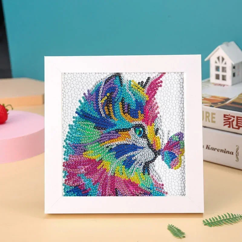 Peintures à diamants pour enfants Licorne, animaux