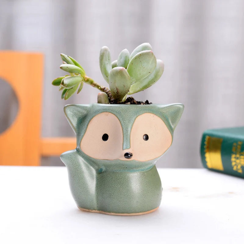 Mini Fox Shaped Pot