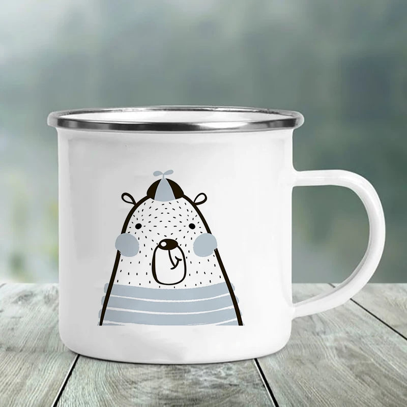 Taza de esmalte para niños